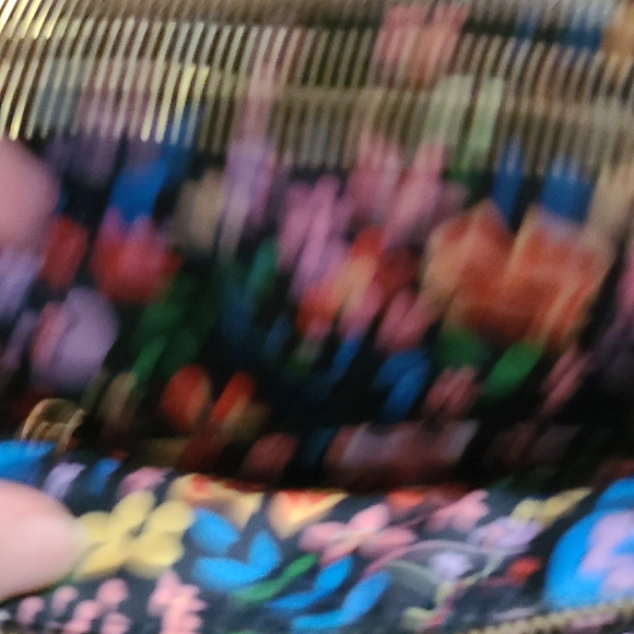 Loungefly Disney Floral Black Satchel - Picture 5 of 10